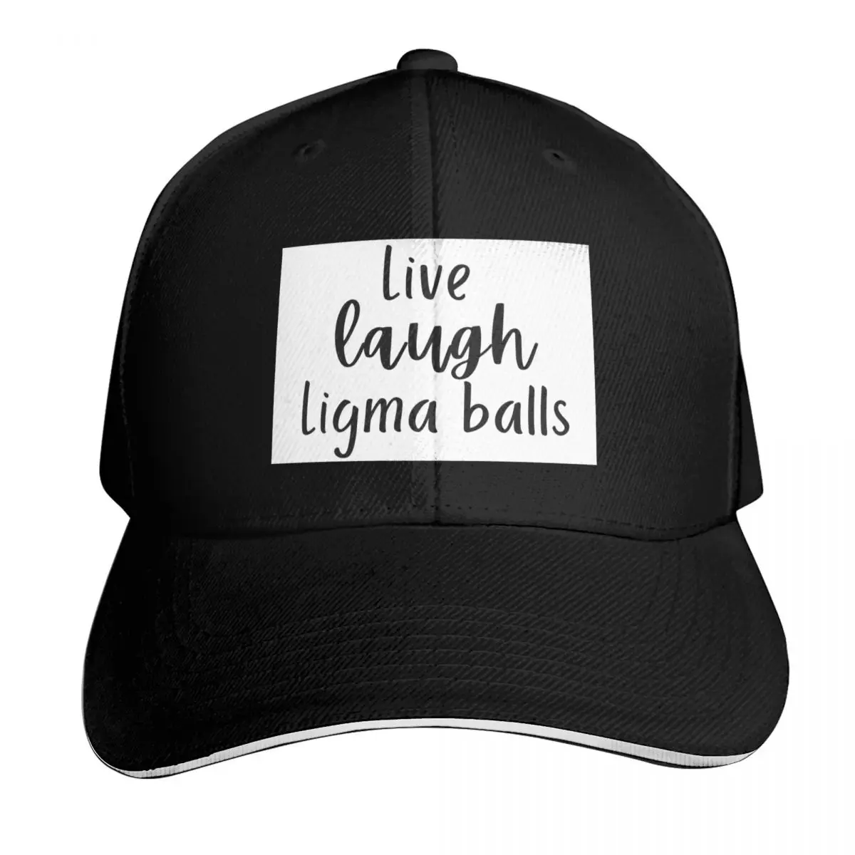 live laugh Ligma balls Baseball Cap Lightweight Packable Gift for Him Her Casual Daily Wear