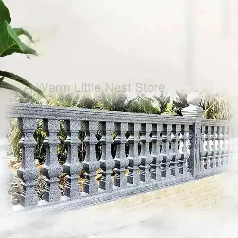 Column Roman Railing Molds Fence Balcony Guardrail Vase Column Handrail Building Cement Cast-in-place European Villa Building BB