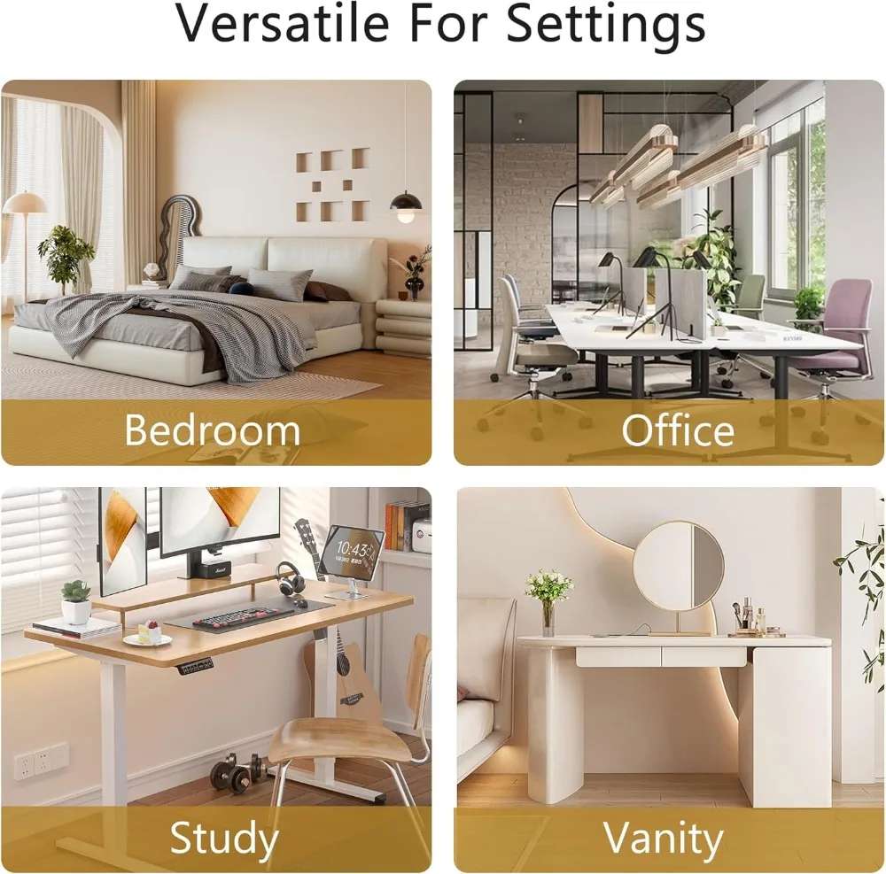 Modern Swivel Office Chair with Adjustable Height, Rolling Wheels and Back Support - White