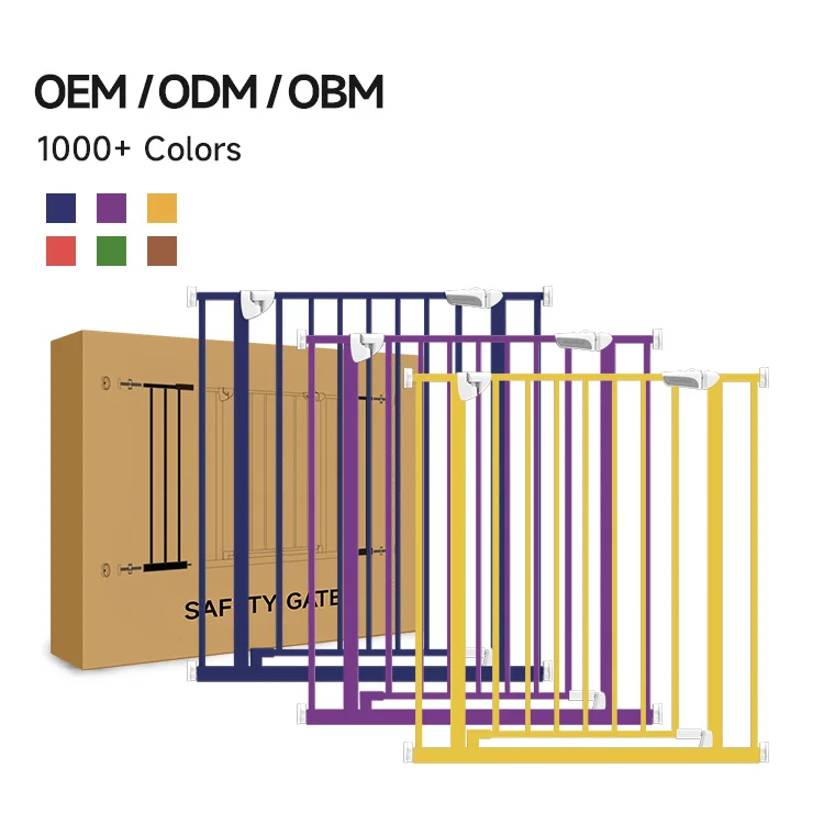 

Adjustable Extension Toddler Gate Kids Fence Gate Baby Safety Lock Door for Stairs Baby Pet Gate Extra Wide Safety Gates