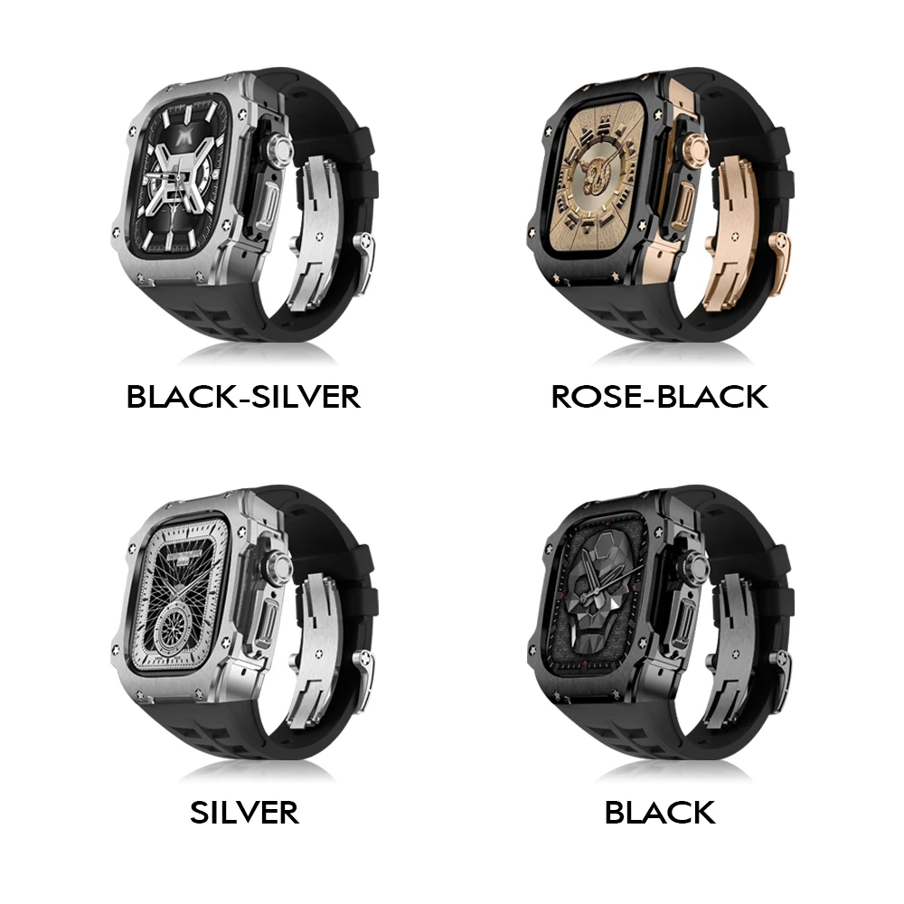 For Apple Watch 49mm Mod Kit Luxury Inlaid Accessories Suit Fashion Series Apply To Series Ultra 2 Refitting For iWatch Ultra