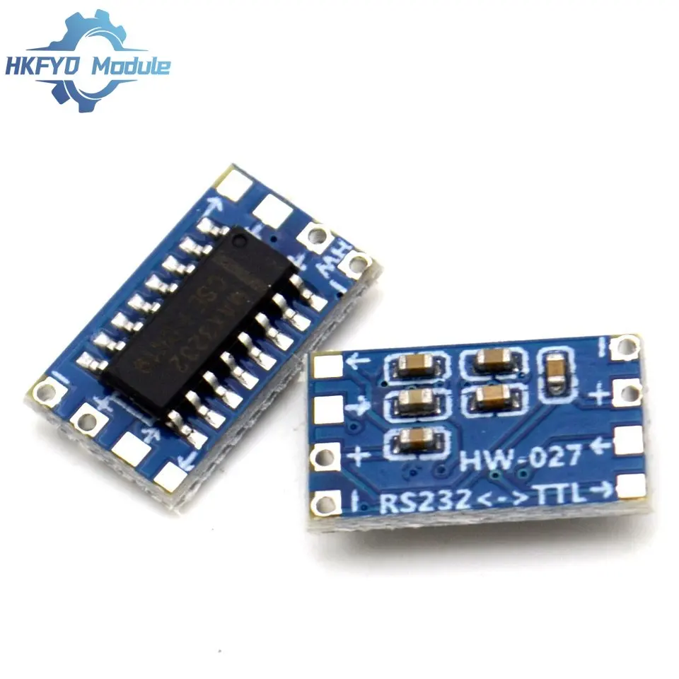 5PCS Mini RS232 MAX3232 Level to TTL Level Board Converter Adaptor Module 