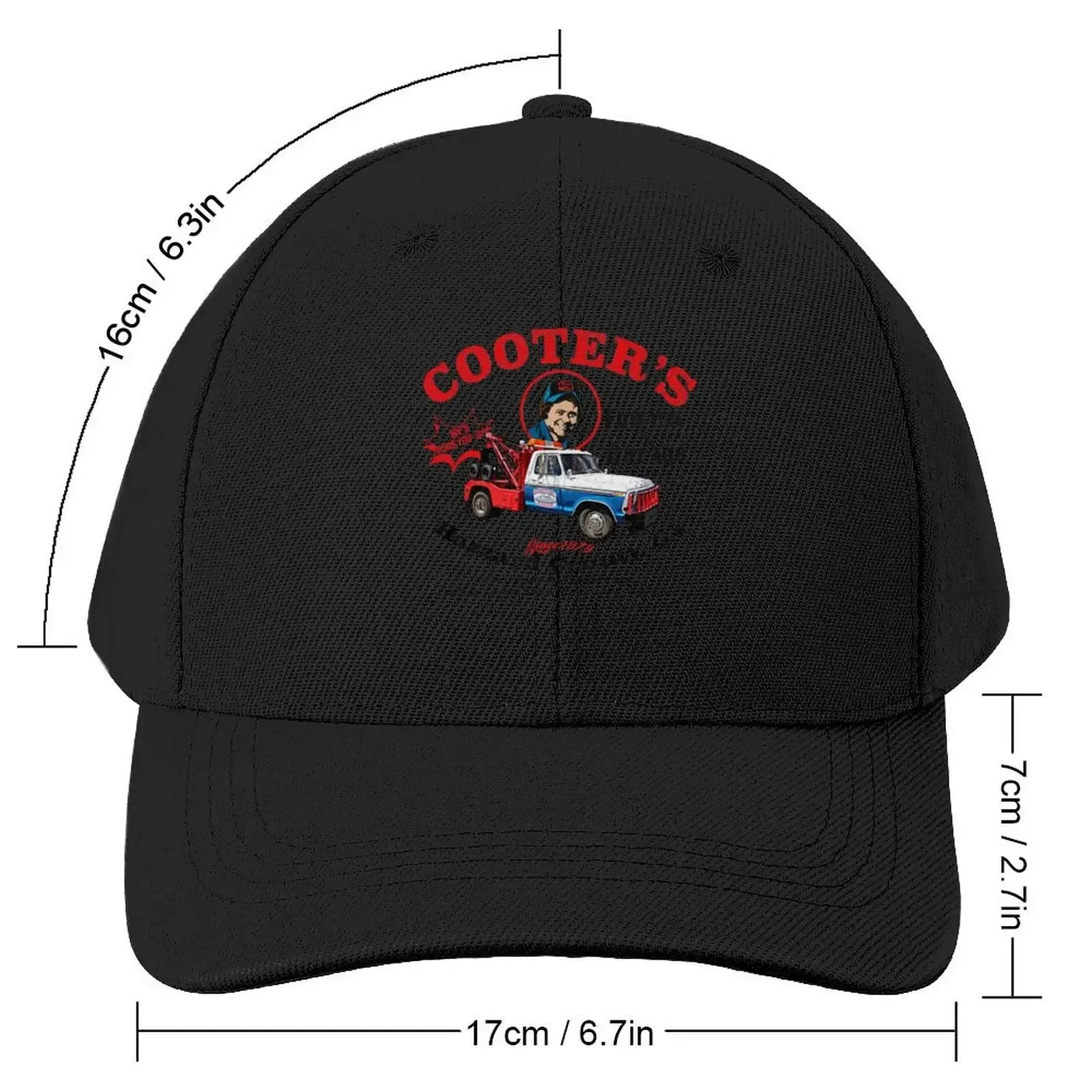 Cooter's Towing Worn Hazzard County Baseball Cap Luxury Man Hat Hat Beach Luxury Cap foam party Hat Trucker Hats For Men Women's