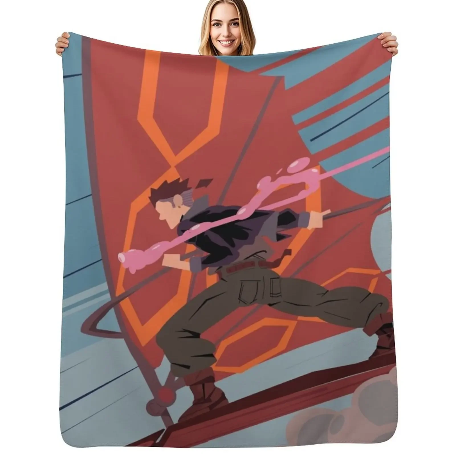 

Jim Hawkins Solar Surfer (Treasure Planet) Throw Blanket Decorative Sofas Nap Hairy Luxury Throw Blanket