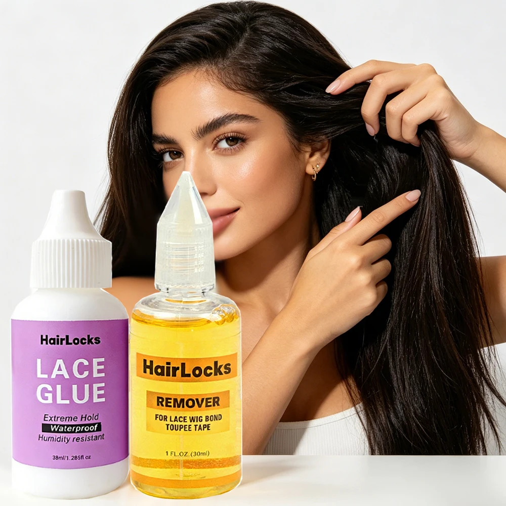 

Lace Wig Glue and remover Waterproof Adhesive with Water-Based Formula. Mild and Non-Irritating,Quick-Drying, Firmly Secures Wgi