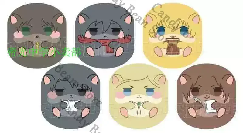 

Подлинное аниме ‌ Подарок: Пушистый плюшевый брелок-кукла в виде Микасы Акерман и Эрена Йегера из аниме «Атака Титанов»