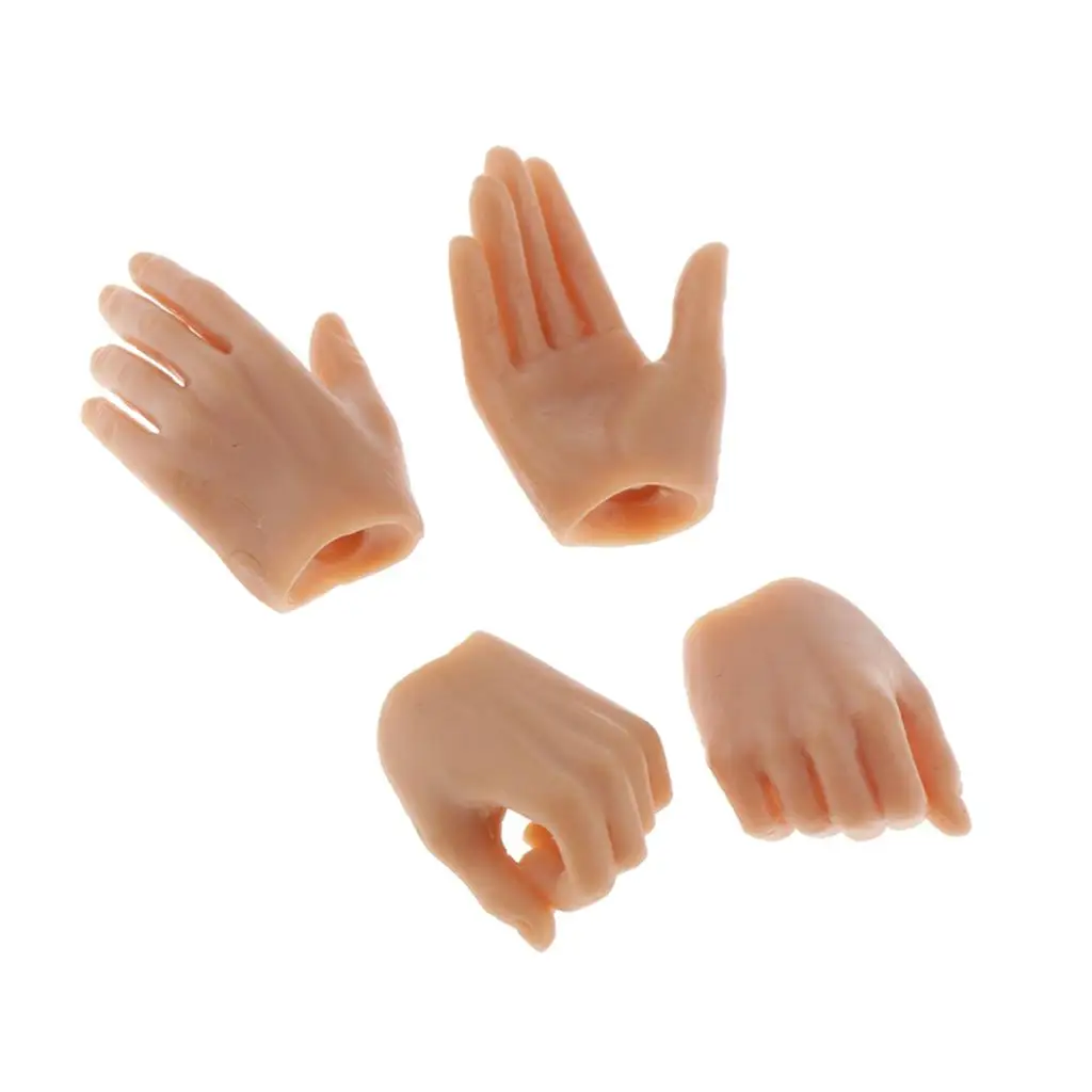 Peau de mains de femme en plastique pour figurines d'action, échelle 1/6, bricolage, 12 pouces