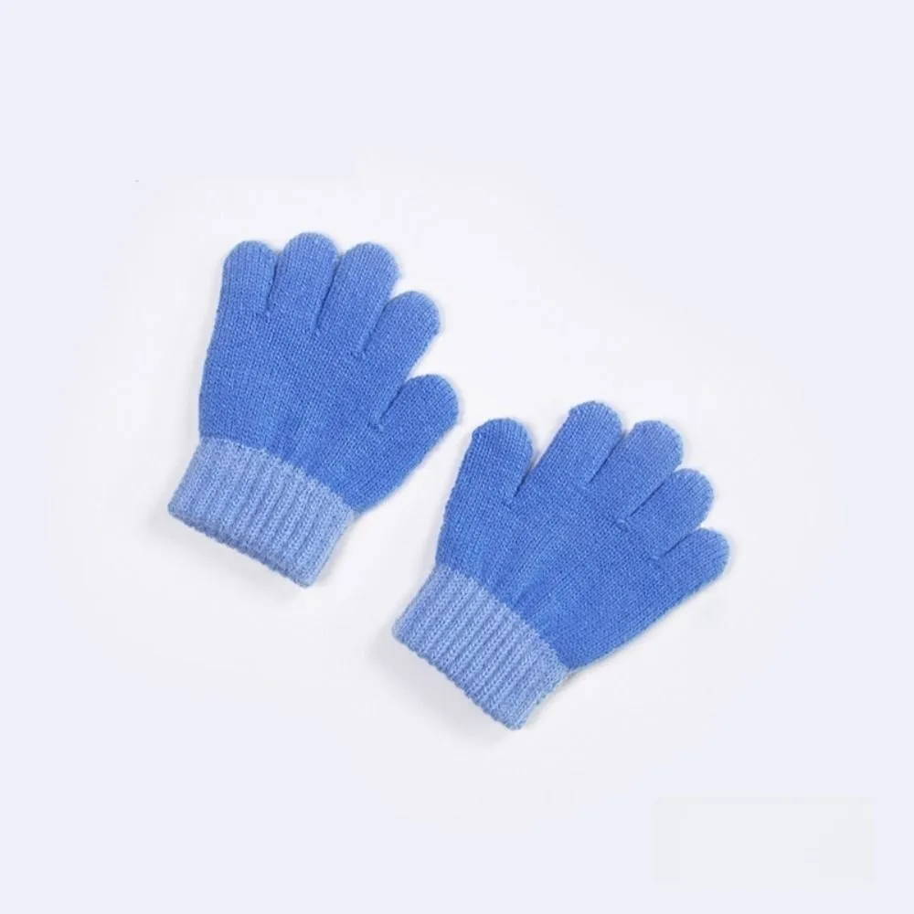 Cozy Knitted Gloves Breathable 1-3 Years Fingerless gloves Thick Winter Warm Knitting Mittens Boys Girls