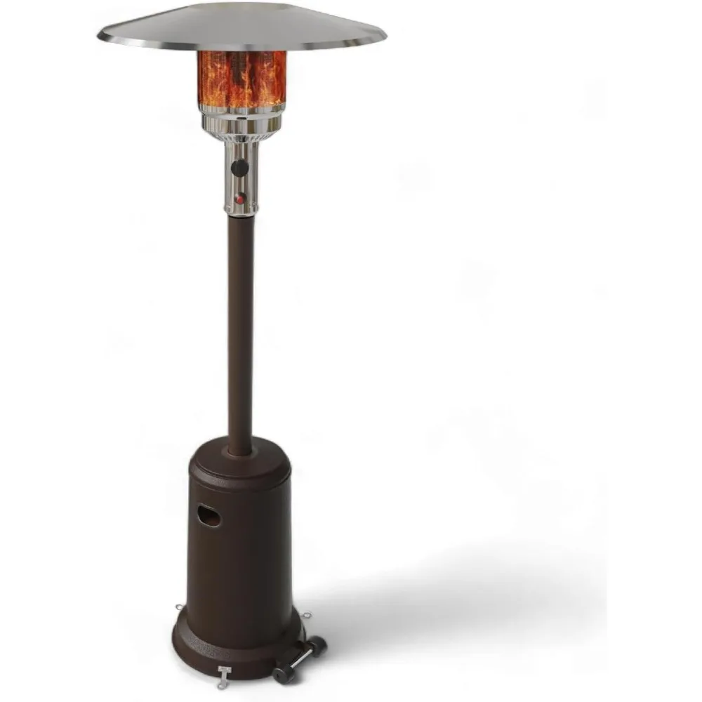 

GasOne PH-8000 Outdoor Patio Heater - 50,000 BTU Propane, Suitable for Backyards, Terraces, and Gardens - Heavy Duty Steel Const