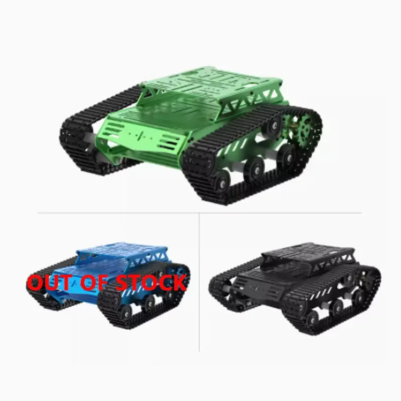 Hiwonder Smart car chassis For All-terrain metal motor With Tape encoder DIY Tank crawler robot