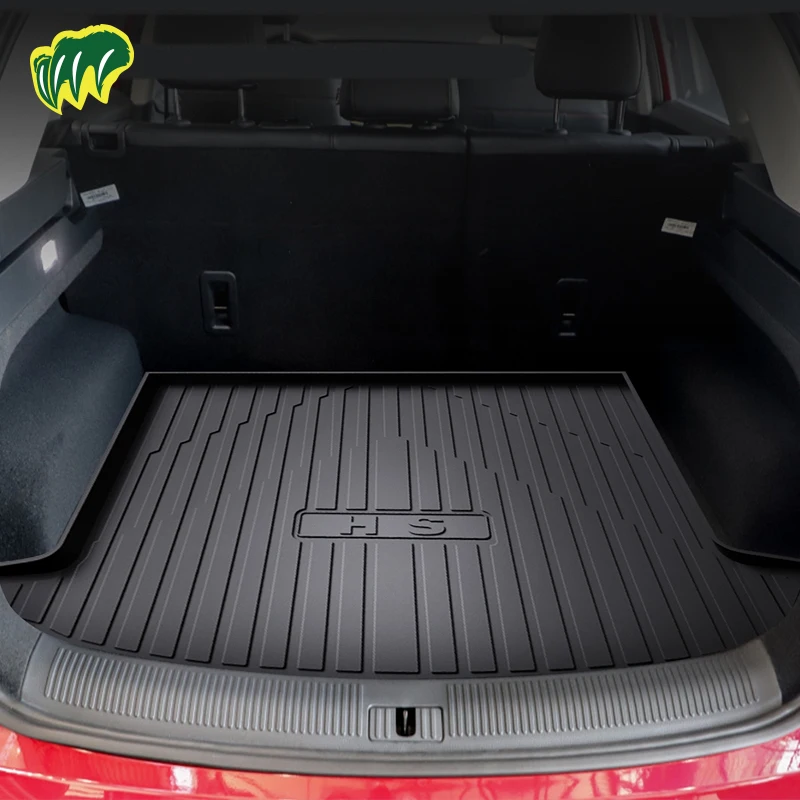 For Morris Garages MG HS 2018-2023 TPE Custom Fit Car Trunk Mat All Season Black Cargo Mat 3D Shaped Laser Measured Trunk Liners