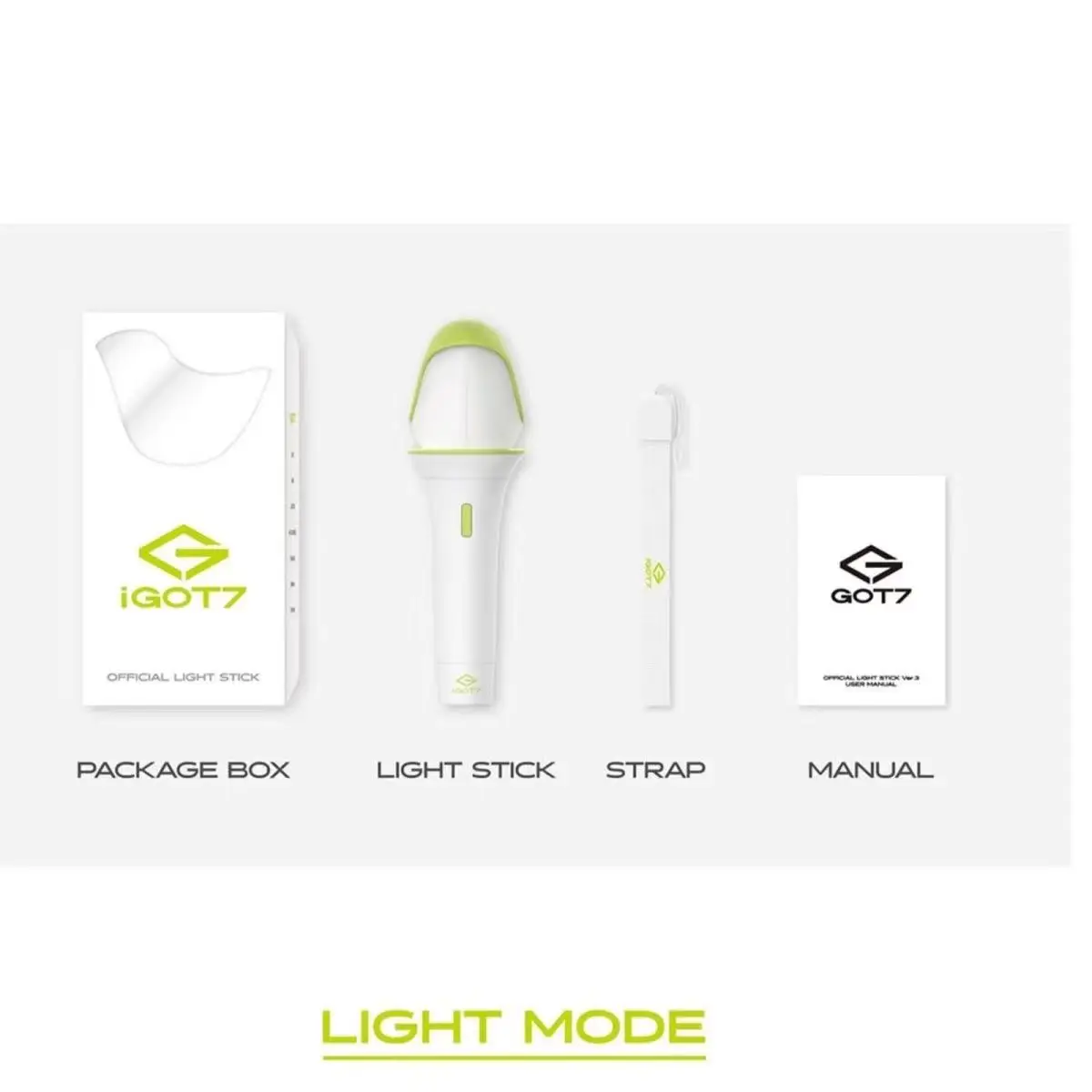 Got7 officiële Light Stick Ver.3 fluorescerende Stick vogellamp derde generatie