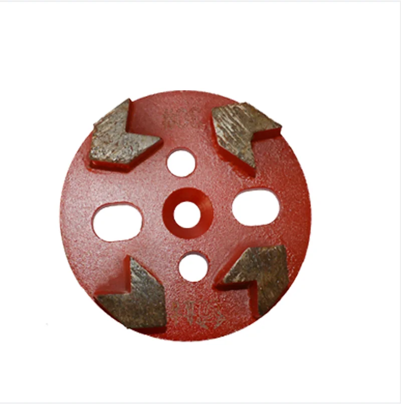 Free shipping Diamond Polishing Pad Concrete Floor Grinding Disc  8mm Thick Abrasive Wheel Metal Bond Wet Use For Polisher