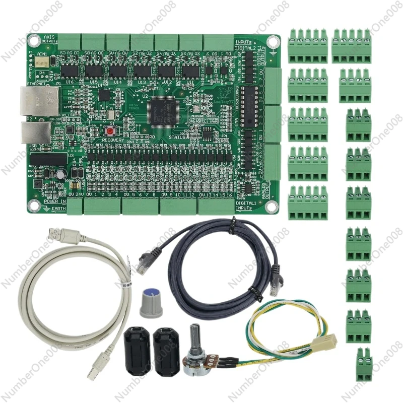 

6 Axis Mach3 Controller Board CNC Motion Controller Support USB + Ethernet for CNC Engraving Machine