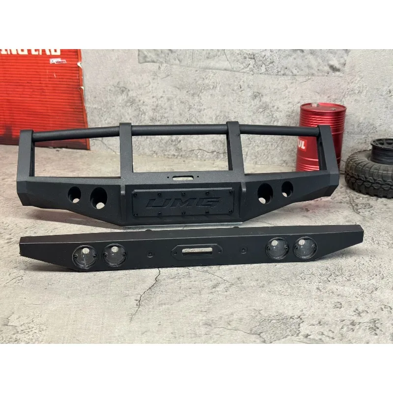Modelo de simulación, nuevo parachoques delantero de carreras grueso modificado para Crossrc EMO XX 1/6 RC Car SCX6, piezas de dinosaurio grande