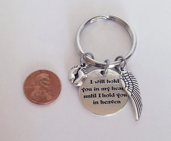 Baby Memorial Keychain, Baby Memorial, Baby Loss Gift, Miscarriage Keychain, Miscarriage Gift, Baby Loss Jewelry, Child Loss,