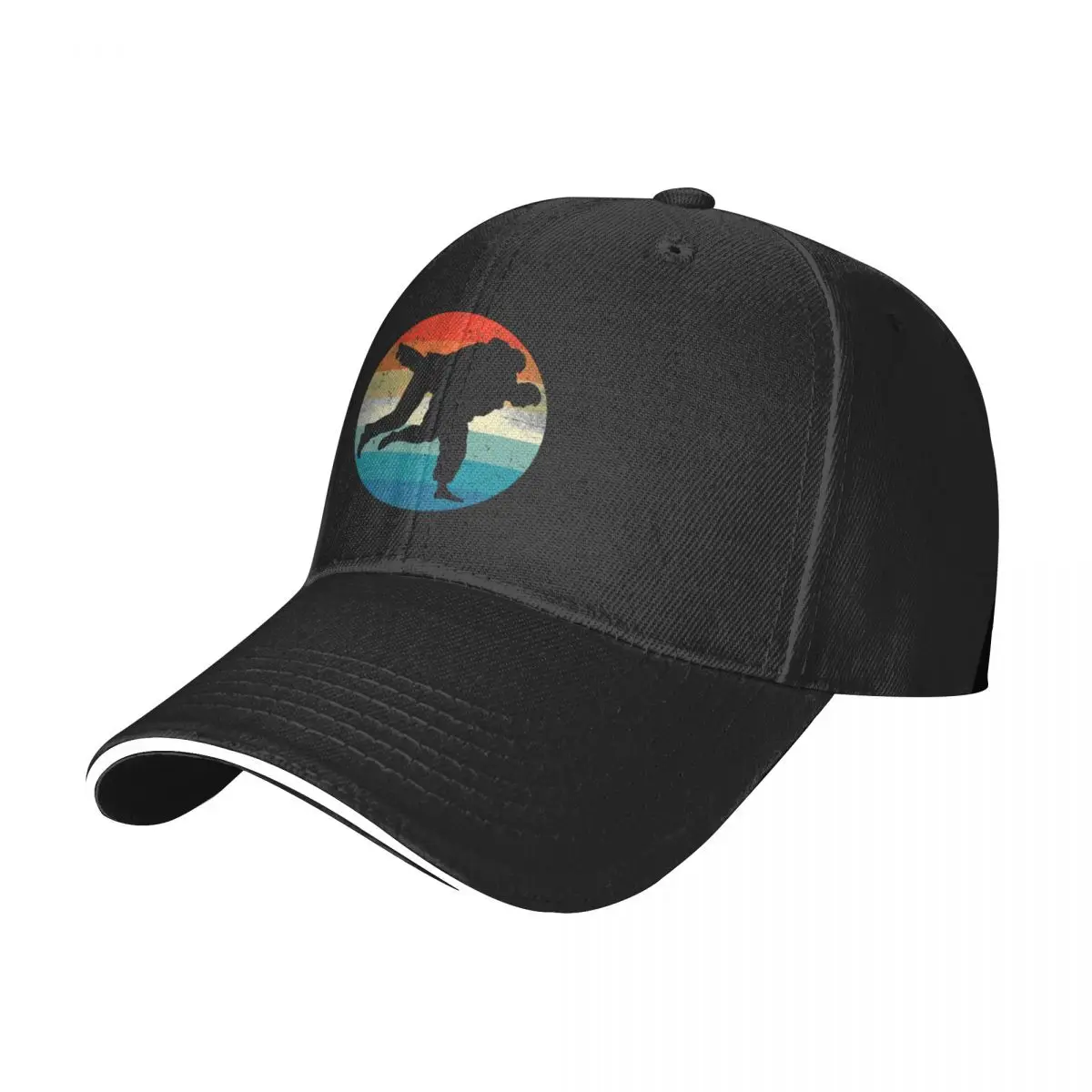 BJJ Brazilian JiuJitsu Retro Vintage Sunset Baseball Cap beach hat Trucker Hat black Women Caps Men's