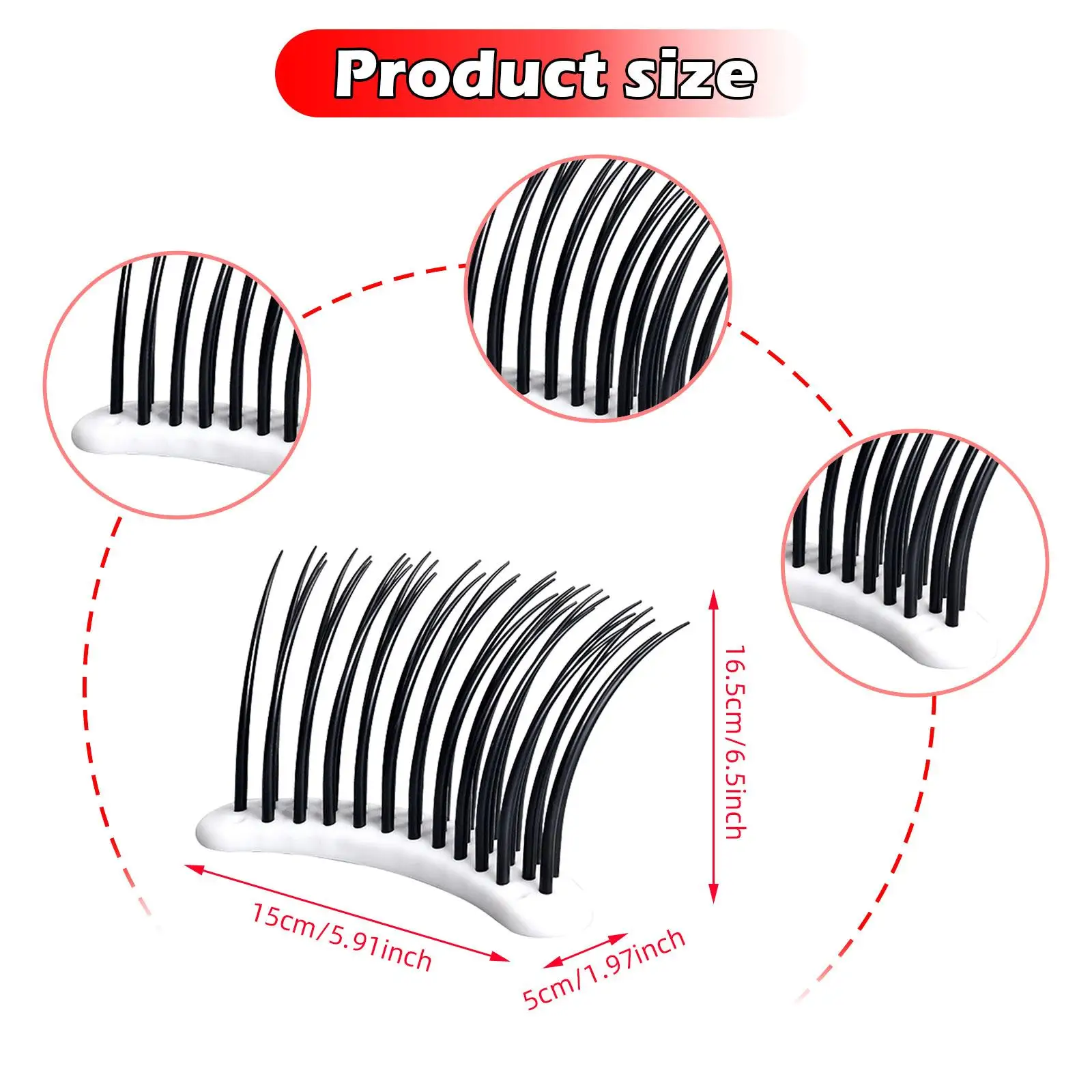 Strumento dimostrativo modello ciglia finte Accessorio ausilio didattico per il trucco con base per l'addestramento all'estensione delle ciglia per il salone iniziale