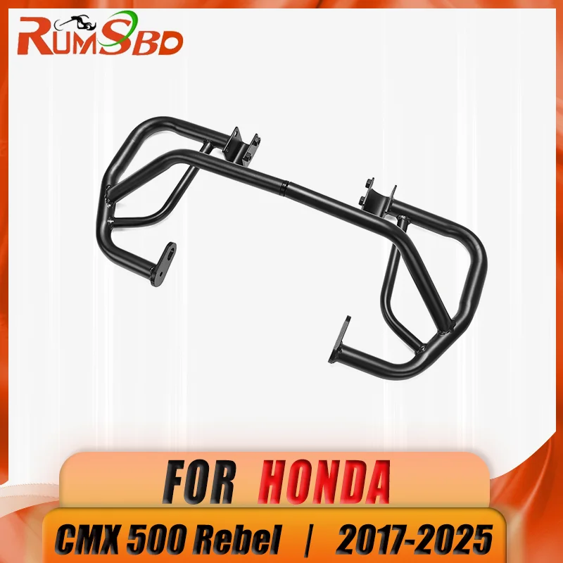 

Motorcycle Crash Bar Engine Guard Frame Bumper Falling Protector For Honda Rebel CMX500 2017-2020 2021 2022 2023 2024 2025