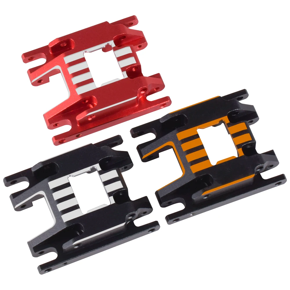 

Aluminum Alloy Skid Plate Transmission Mount Gearbox Base Center Frame Brace Hops Up for TRX4M 1/18 RC Crawler Car Parts