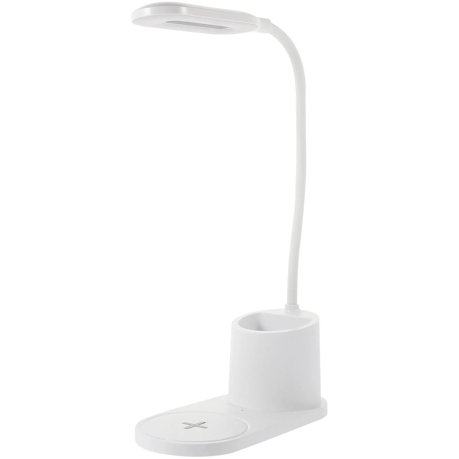 

LED Desk Lamp Rechargeable Pen Holder Light Flicker-Free Brightness Adjustable Reading Lamp for Office Bedroom Dorm