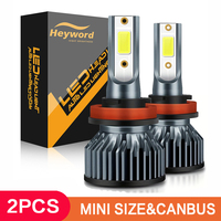 Heyword  H8 H9 H11 Car Headlight H4 110W 20000LM LED Bulb car 9006 9005 H7 6500K DOB Styling Auto Headlamp Fog Light Bulbs