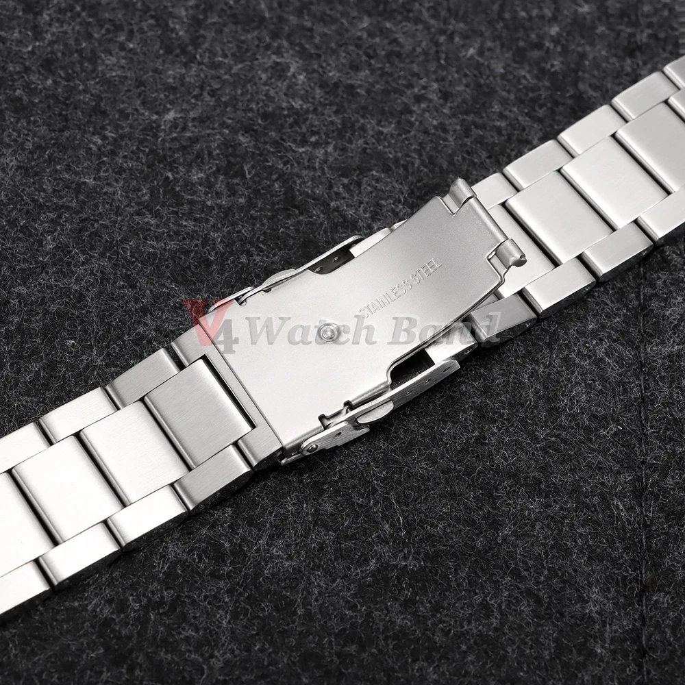 18mm 19mm 20mm 21mm 22mm 24mm 25mm Luxus-Uhrenarmband aus massivem Edelstahl für Seiko-Uhren, universelles Armband-Zubehör – Detail 9