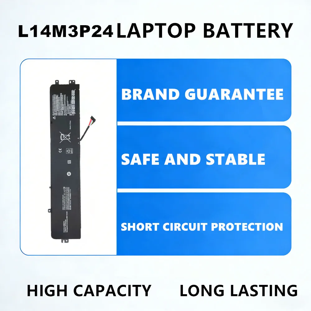 11.1V 45Wh  Laptop Battery For Lenovo L14M3P24 5B10H41181 5B10H41180 L14S3P24 5B10H52788 5B10M95762 L16S3P24
