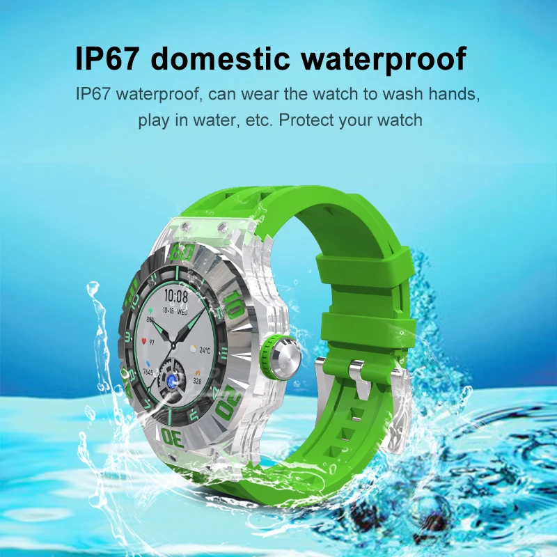 นาฬิกาสปอร์ตอัจฉริยะ WS-35 สําหรับตรวจสอบออกซิเจนในเลือด ความดัน อัตราการเต้นของหัวใจ ความดันโลหิต การออกกําลังกายในร่มและกลางแจ้ง ฯลฯ