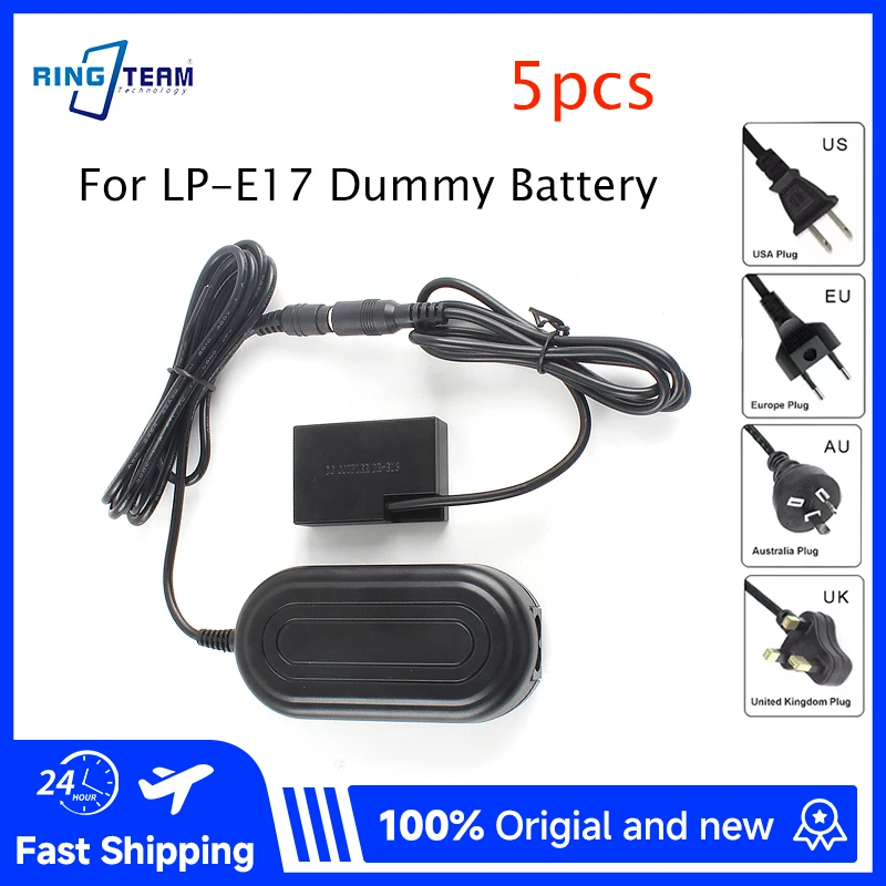 kit-adattatore-di-alimentazione-ac-ack-e18-dr-e18-con-batteria-fittizia-lp-e17-per-canon-eos-rebel-sl2-sl3-t6i-t6s-t7i-t8i-200d-200d-ii