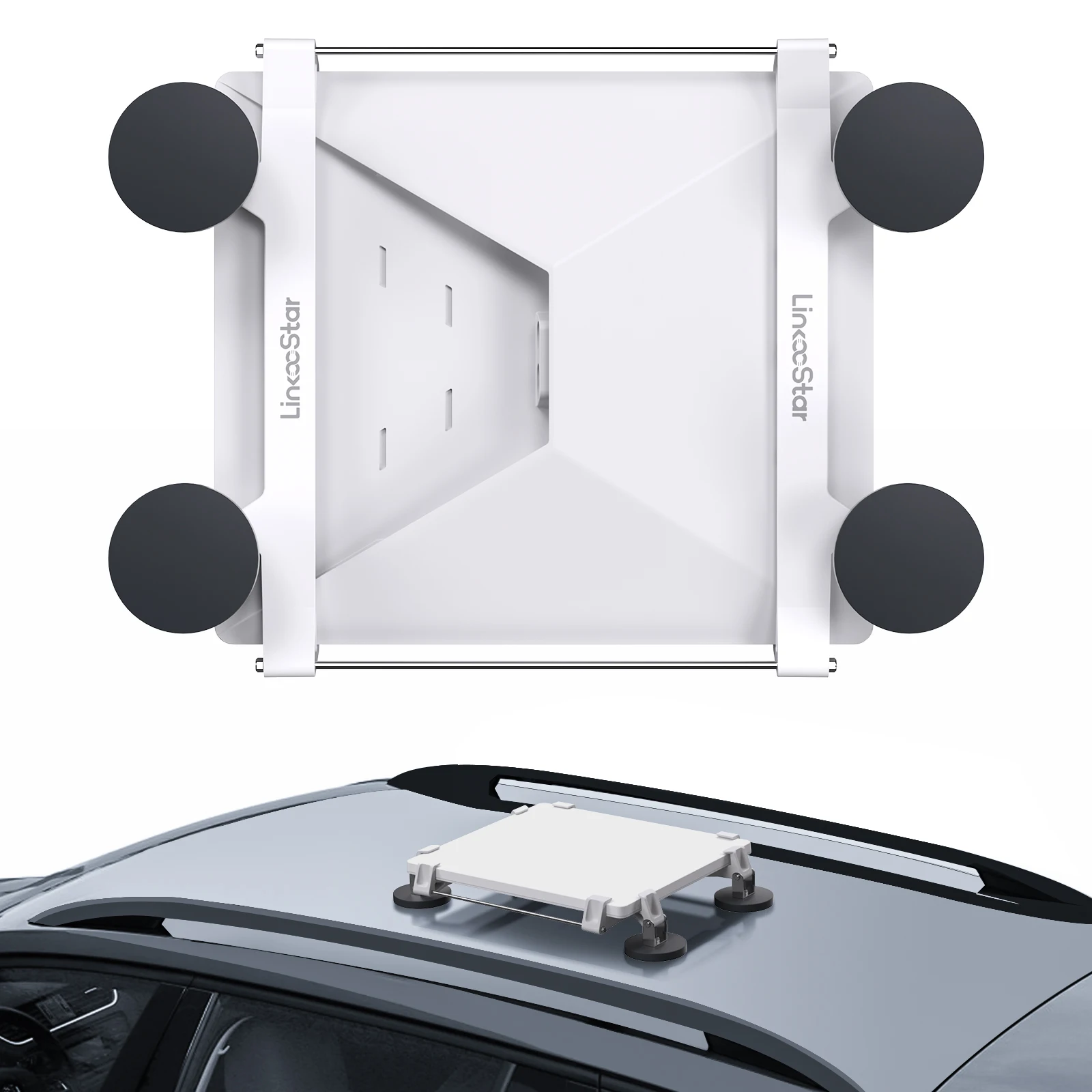 Roof Mount Kit For Starlink Mini Roof Mount Magnet Mount Magnetic Car Roof Mount Trailer Roof Rack for RV Vans Boat Overlanding