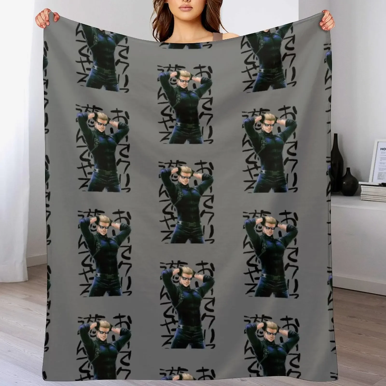 

New albert wesker Throw Blanket Portable Lightweight Blanket for Travel Camping