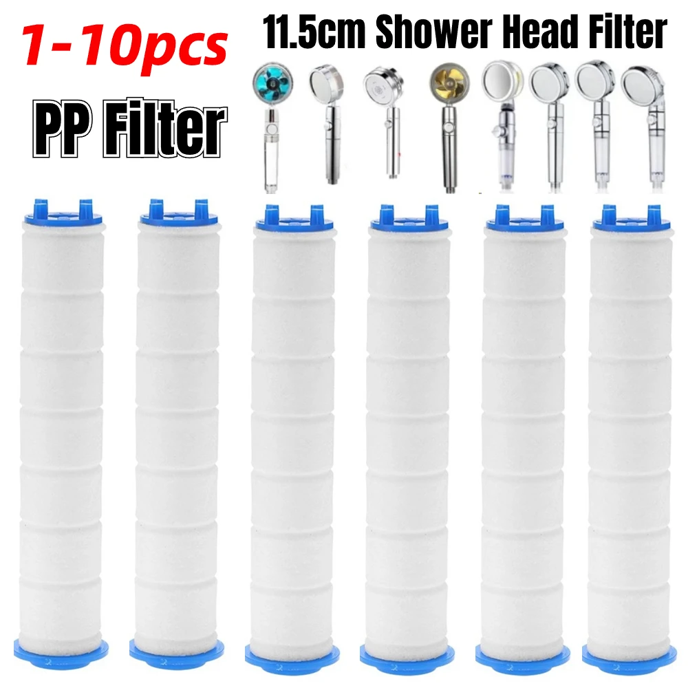 1-10Pcs Shower Head Filter Replacement Showerhead Remove Chlorine/Fluoride/Hard Water/Calcario Hygienic Bathroom Accessories