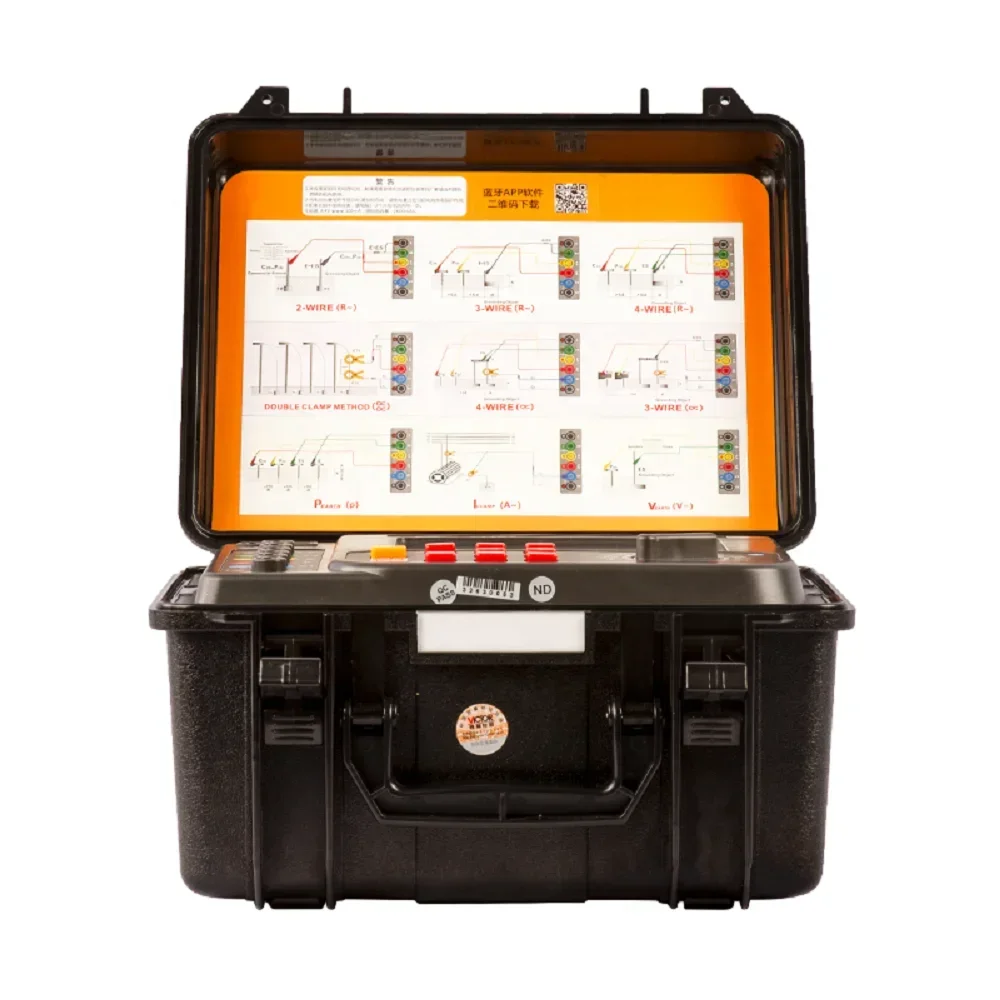 

Victor 6415A Double Clamp Multi Function Earth Resistance Tester Measure Grounding Resistance Soil Resistivity