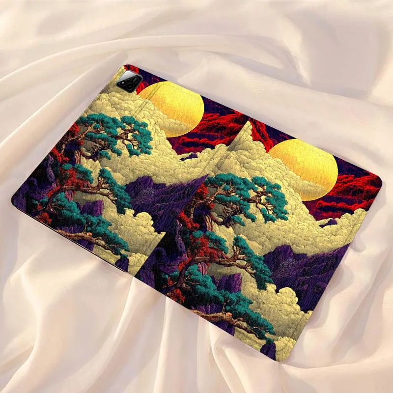 

Чехол для планшета Xiaomi Redmi Mi Pad 4 5 6 7 8 K SE Mini Pro Plus Max 10.1 11.2 дюймов с художественным пейзажным рисунком