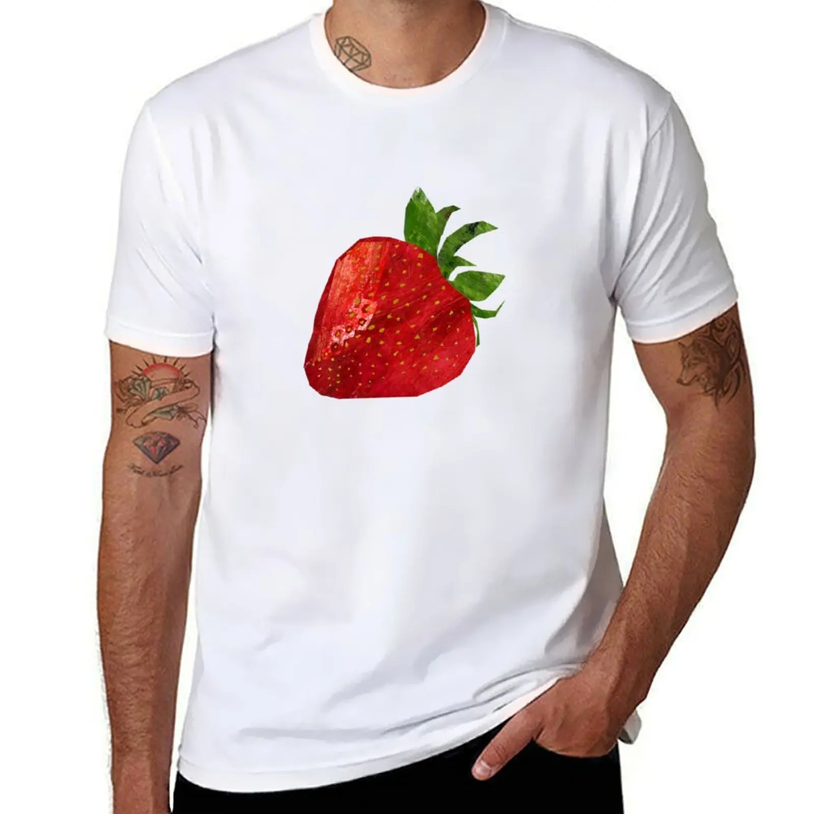 

Strawberry T-Shirt man t shirt cotton high quality funny t shirts cotton T-Shirt