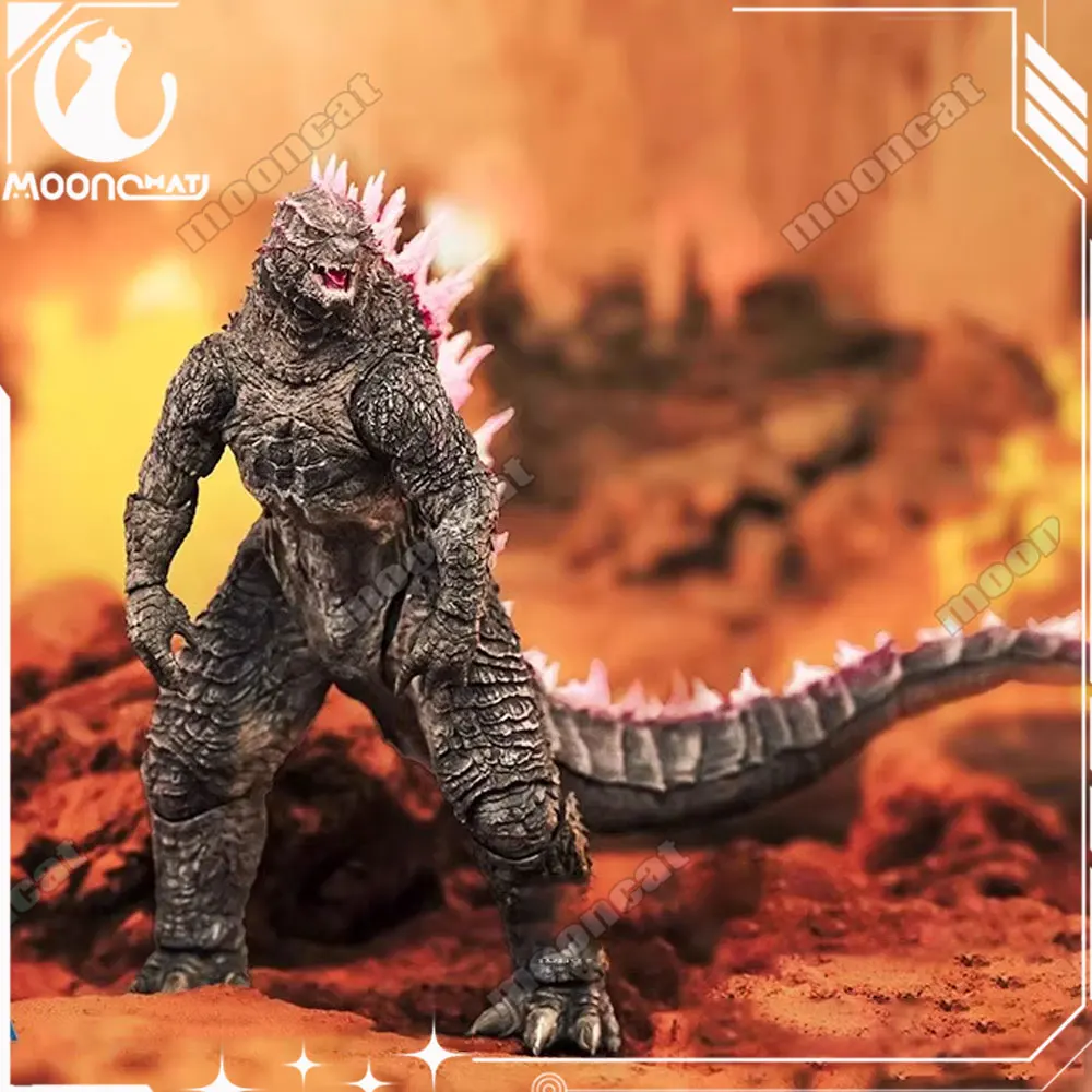 Disponibile Action Figure Hiya da 18 cm Serie base squisita Kong Il nuovo Impero Godzilla Evolved Ver Garage Kit
