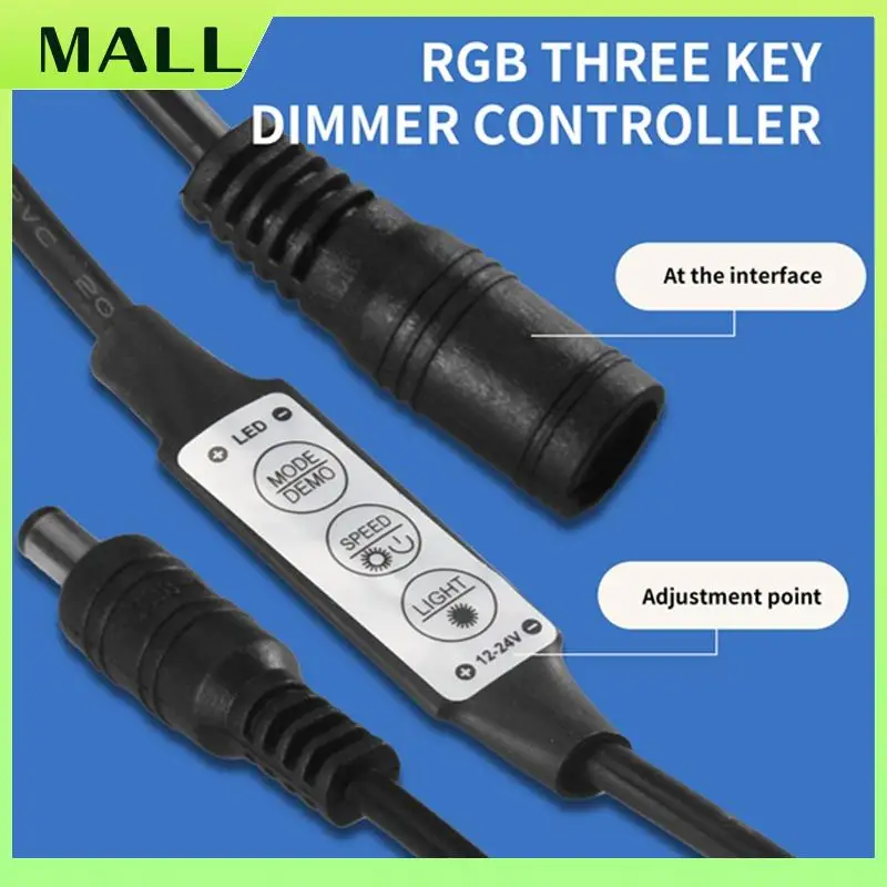 MALL Mini telecomando 12A 12V-24V Dimmer per strisce LED Controller monocromatico
