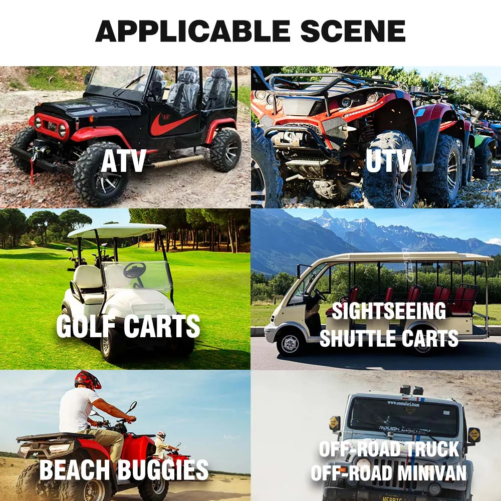 26 "6 مكبر صوت IP65 ATV UTV Sound bar AUX Bt LED صوت السيارة على الطرق الوعرة لسيارات الجولف وعربات المشاهدة معالم المدينة