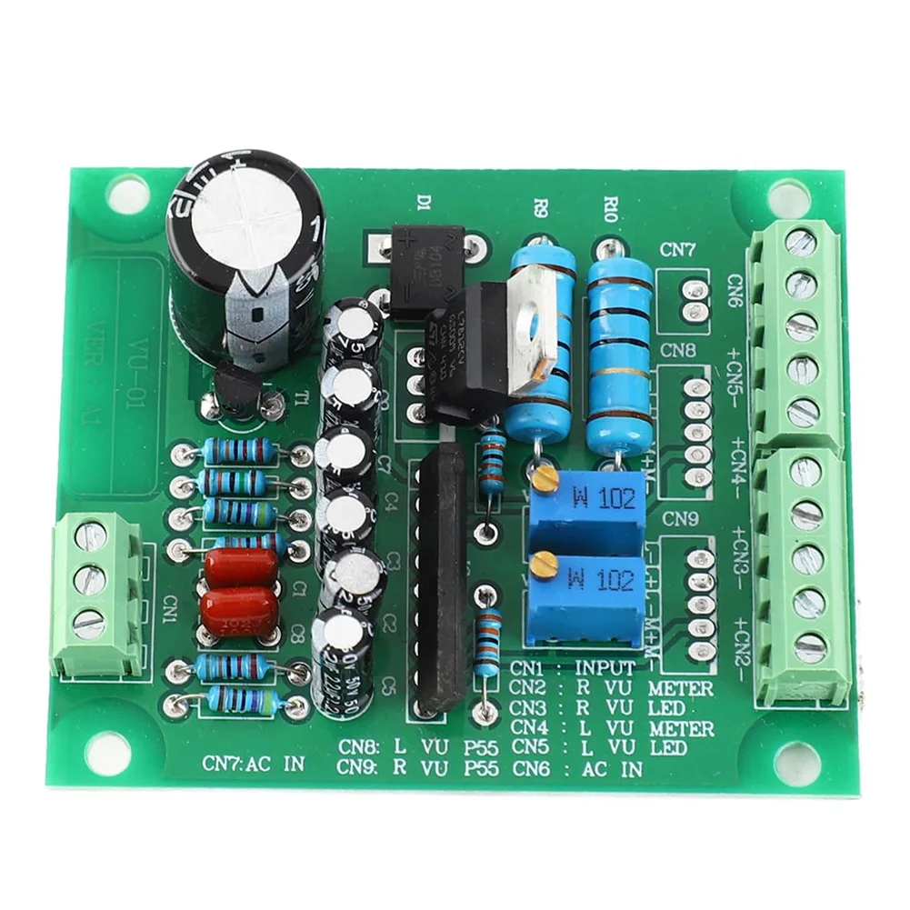 

Power Audio Voltage Level Indicator AC 12V VU Meter Driver Board Amp DB Audio Level Meter For Audio Level Meter