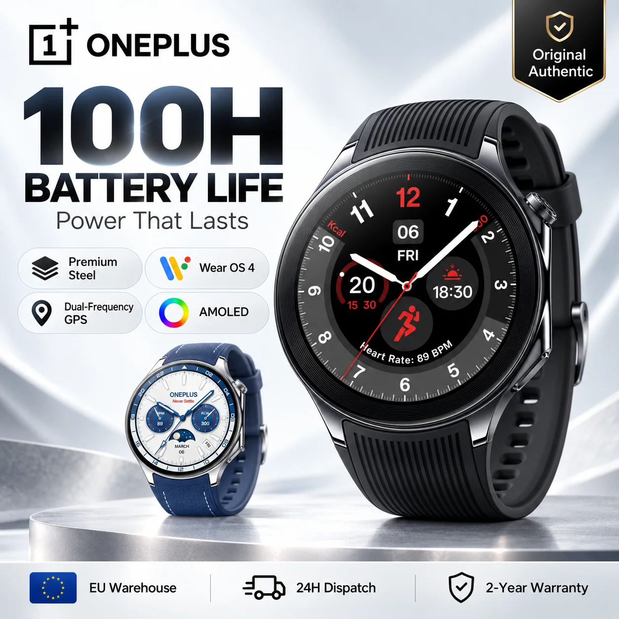Smartwatch OnePlus Watch 2 z Polski za $107.85 / ~430zł