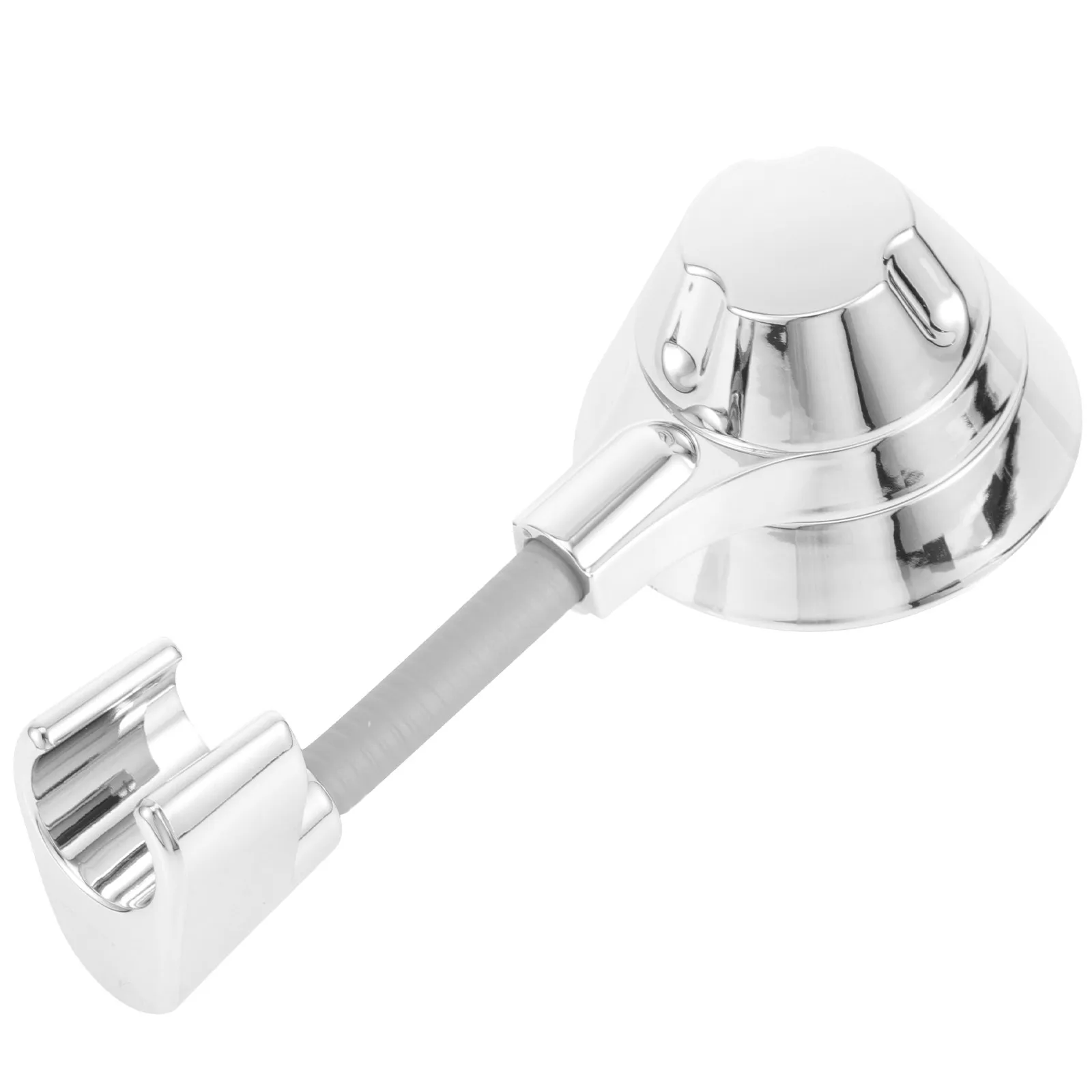 

Upgraded Electroplated Shower Head Holder Heavy Duty 360 Rotation No Punching Suction Cup Bracket Compatible with All Shower