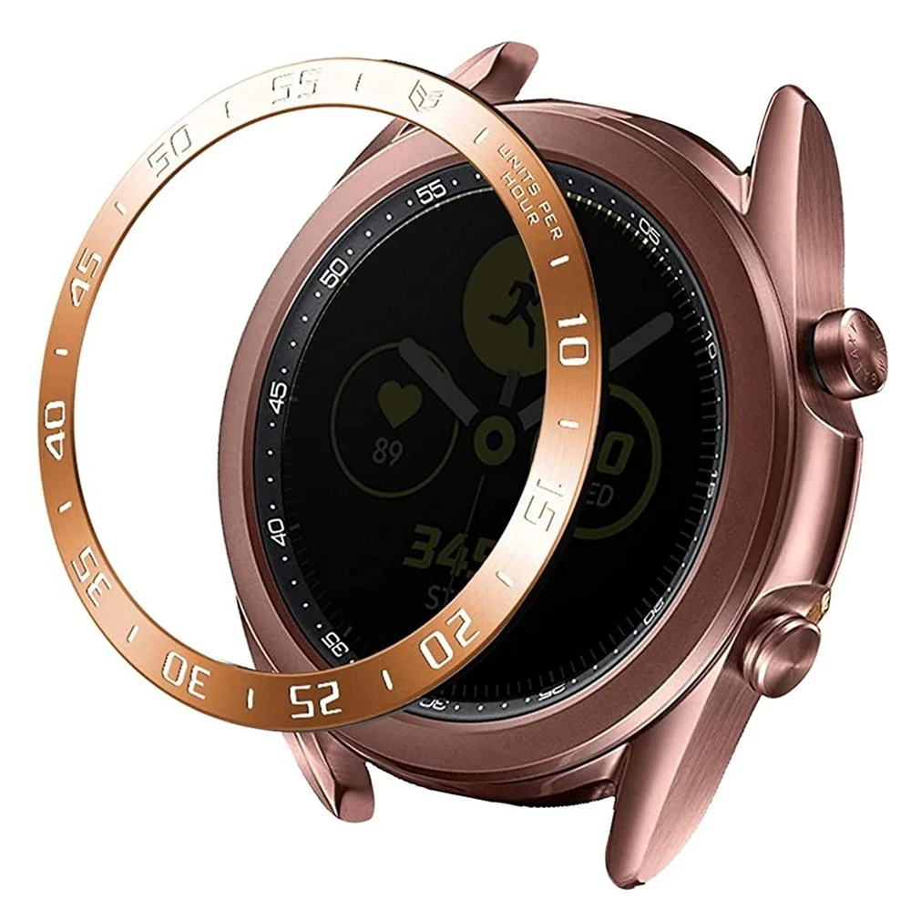 For galaxy watch 3 45mm 41mm bezel loop Styling Cover for samsung galaxy watch 3 bezel ring Anti Scratch & Collision Protector