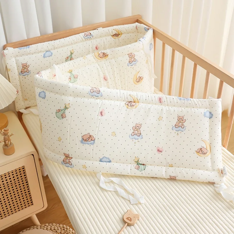 

ABDL Cute Cartoon Pattern Room Decor Pad Adult Baby Pure Cotton Collision Soft Comforting Pad Resistant Spliced Bed Guardrail
