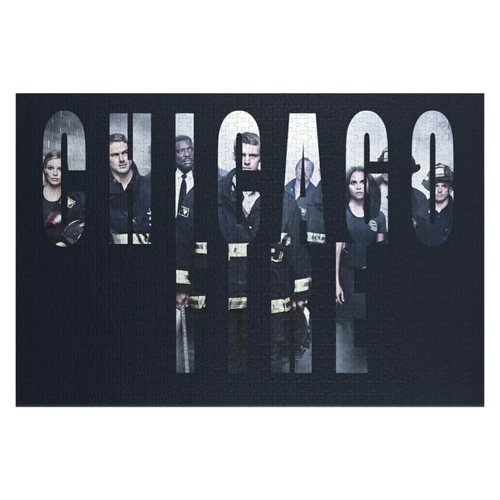 

Chicago Fire Cast Jigsaw Puzzle Personalize Wood Animals Puzzle