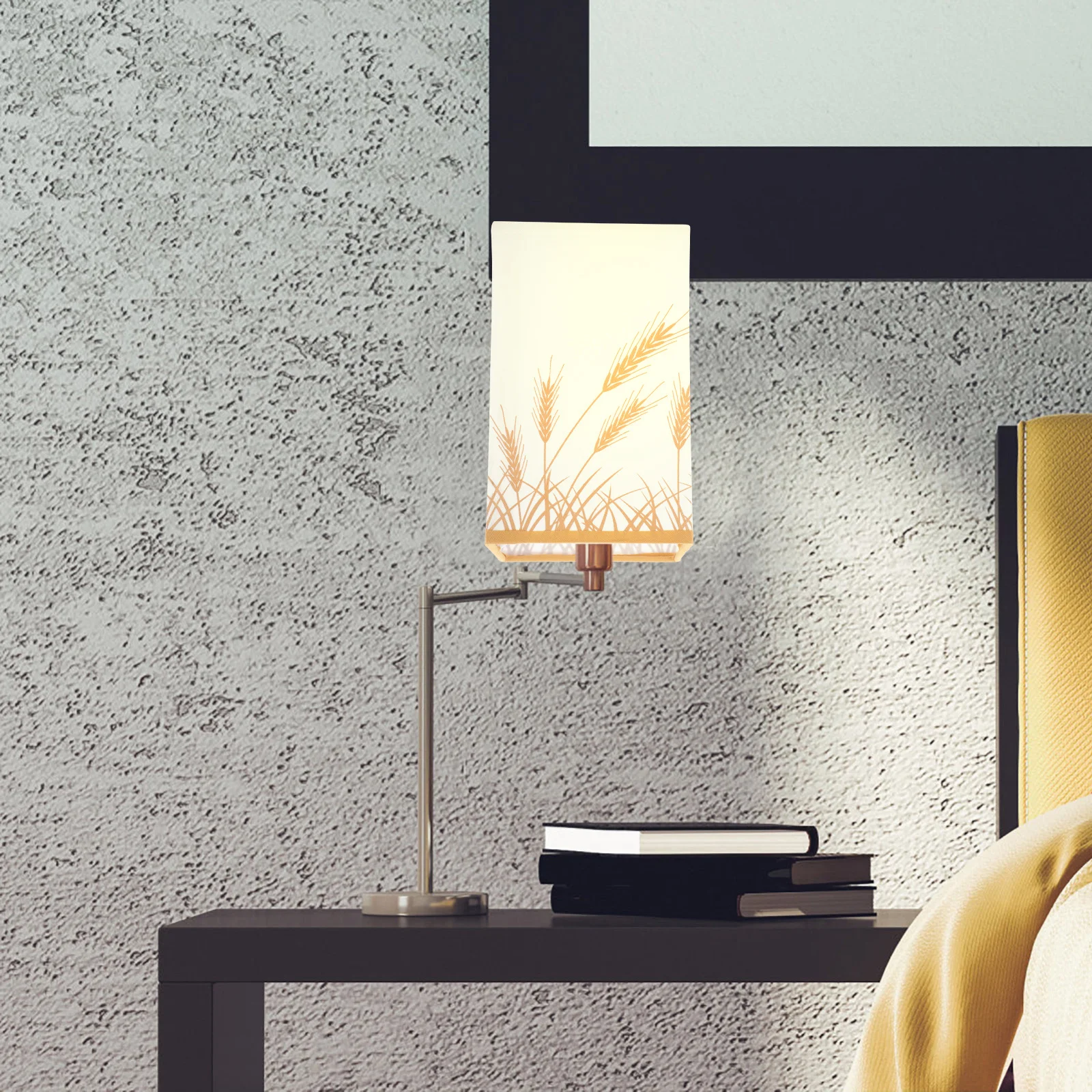 

Квадратный тканевый абажур в современном простом стиле для спальни, гостиной, декоративный, сменный, для настольной, напольной, прикроватной лампы