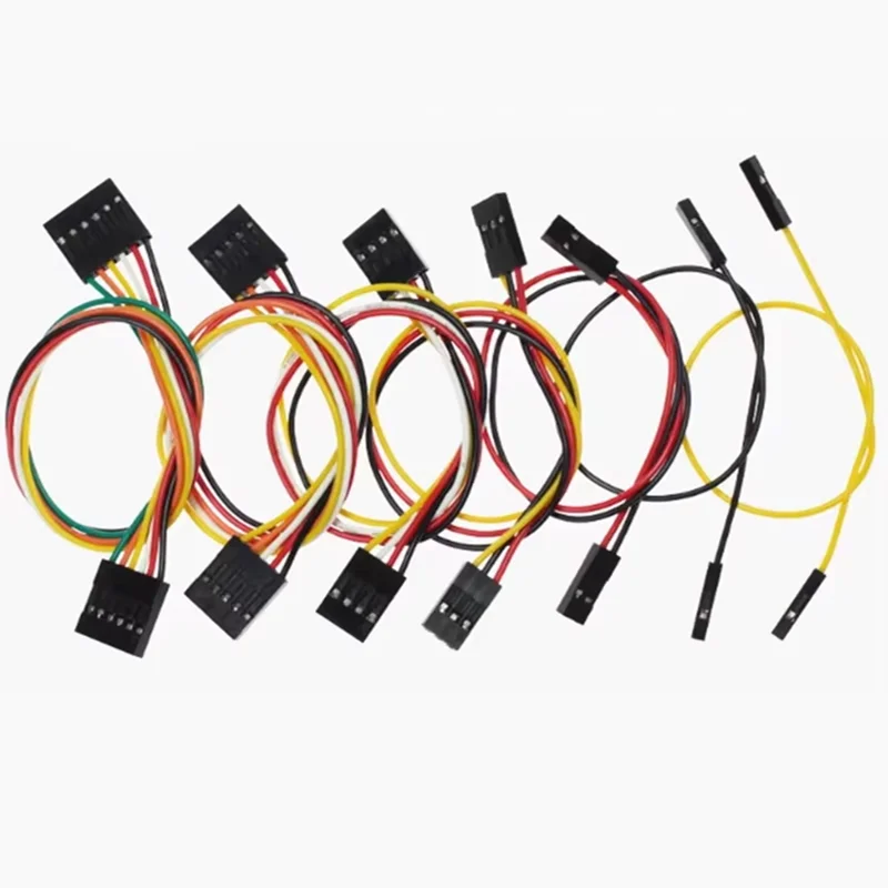 10PCS 2.54MM Pitch Dupont Line Female / Male 2P 3 4 5 6 7 8 9 10 Pin Dupont Cable Connector Jumper Cable Wire 10cm/20cm/30cm