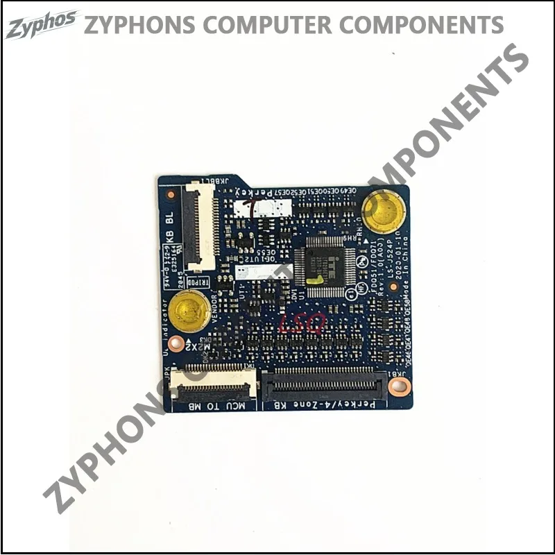 New Dell Alienware M17 R3 R4 Keyboard Board LS-J524P 0FCTXG Replacement Part For Laptop Repair High Quality Original Component