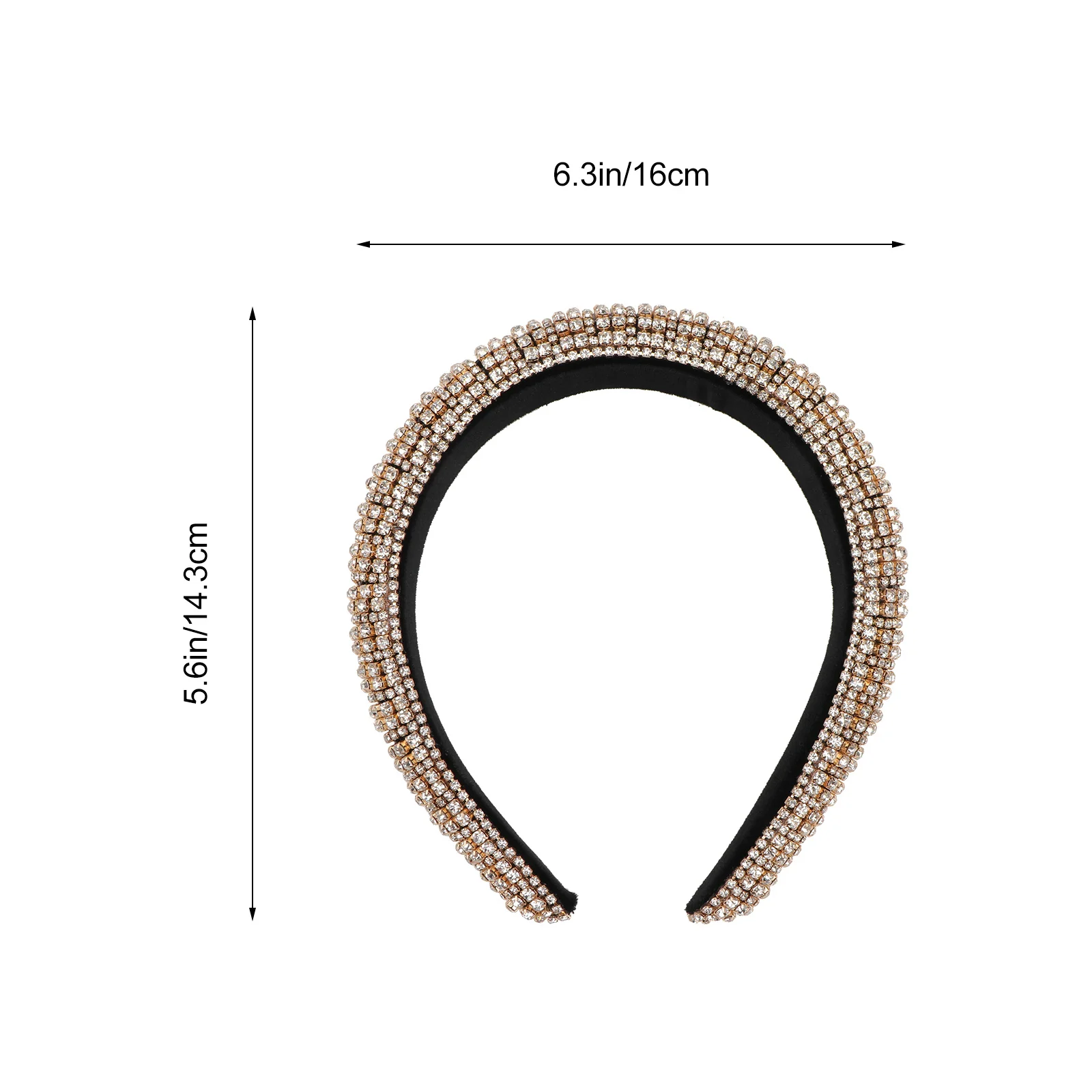 أربطة شعر من حجر الراين، أغطية رأس متينة، أزياء حفلات لافتة للنظر للنساء، رباط شعر كريستالي من حجر الراين