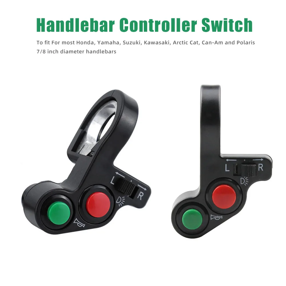 

Motorcycle Handlebar Switch Horn Turn Signals Lights Controller Switch Electric Bike Scooter Modified Parts Handlebar Switch